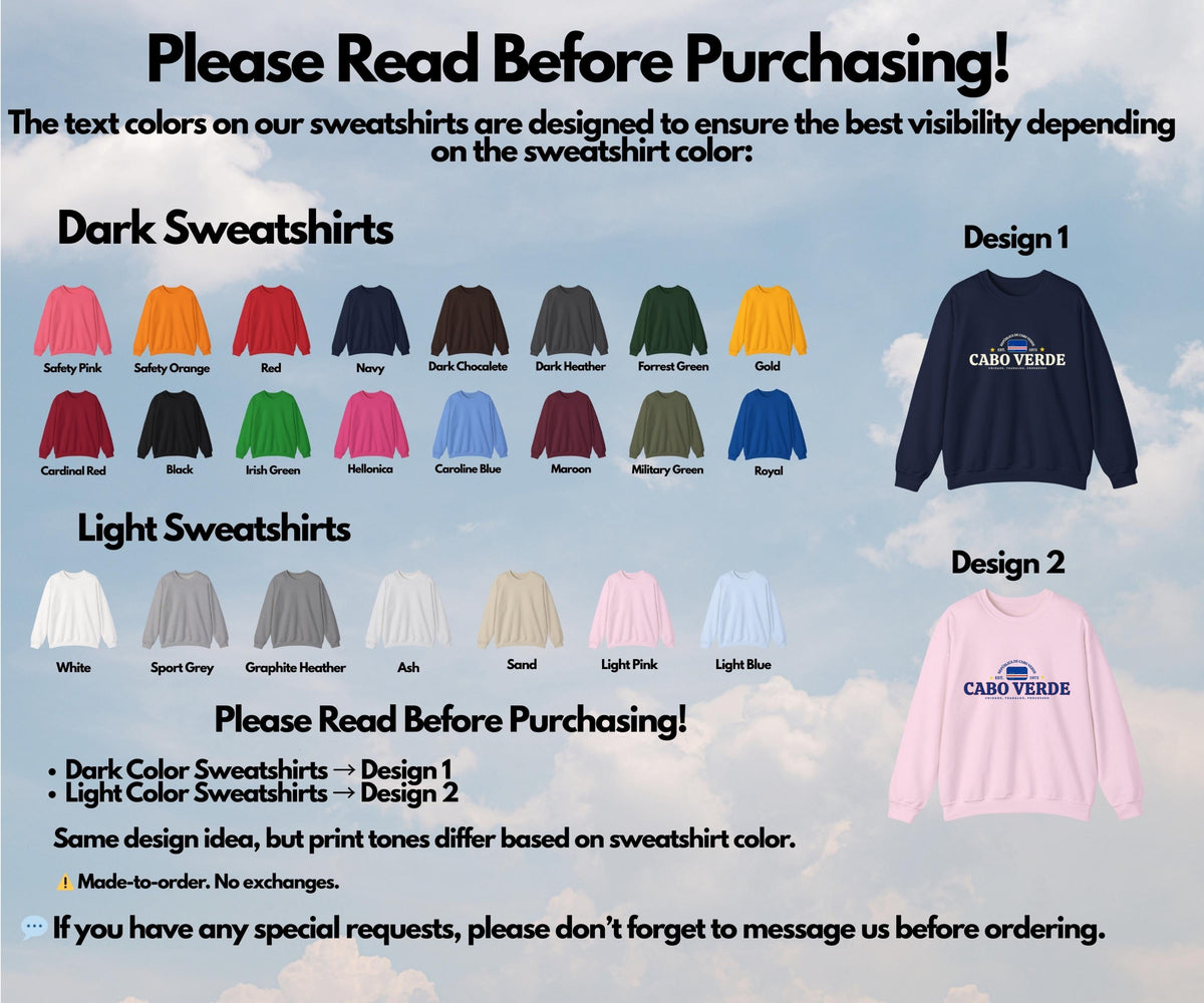 Cabo Verde Crewneck Sweatshirt