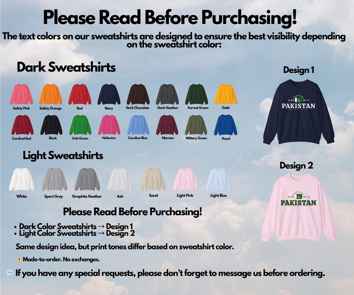 Pakistan Crewneck Sweatshirt