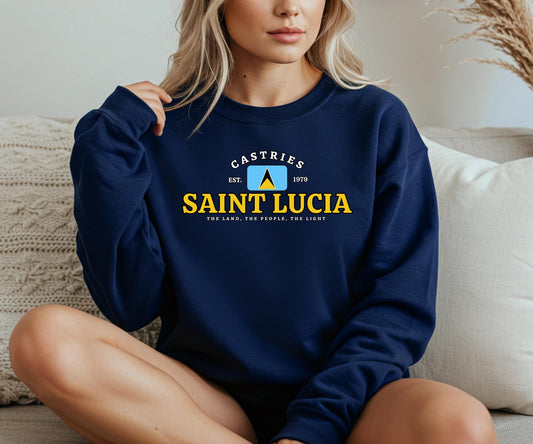 Saint Lucia Crewneck Sweatshirt
