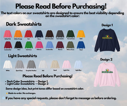 Senegal Crewneck Sweatshirt