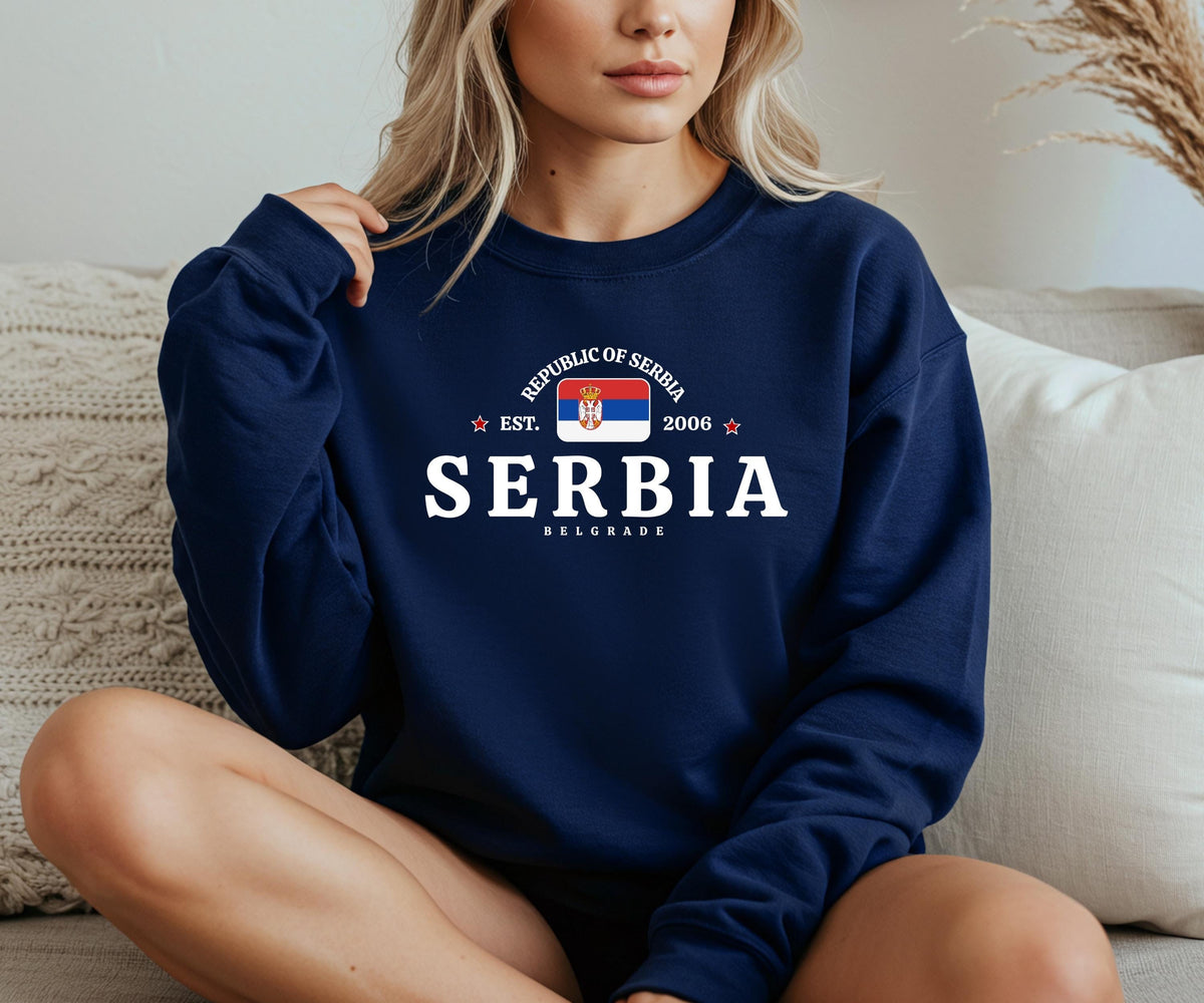 Serbia Crewneck Sweatshirt