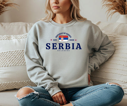 Serbia Crewneck Sweatshirt
