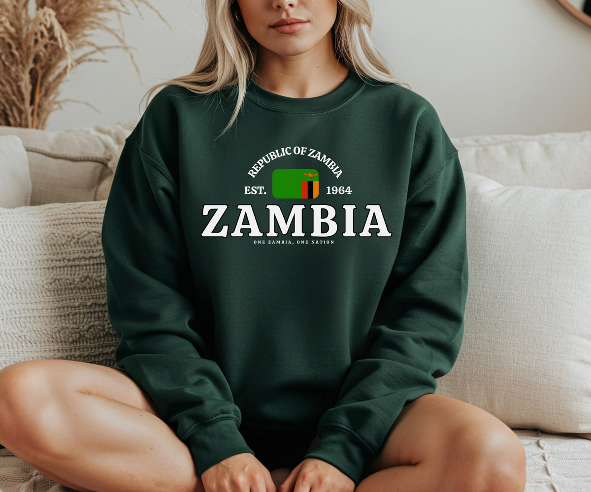 Zambia Crewneck Sweatshirt