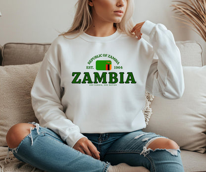 Zambia Crewneck Sweatshirt