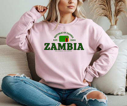 Zambia Crewneck Sweatshirt