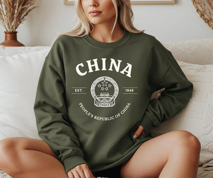 China Crewneck Sweatshirt