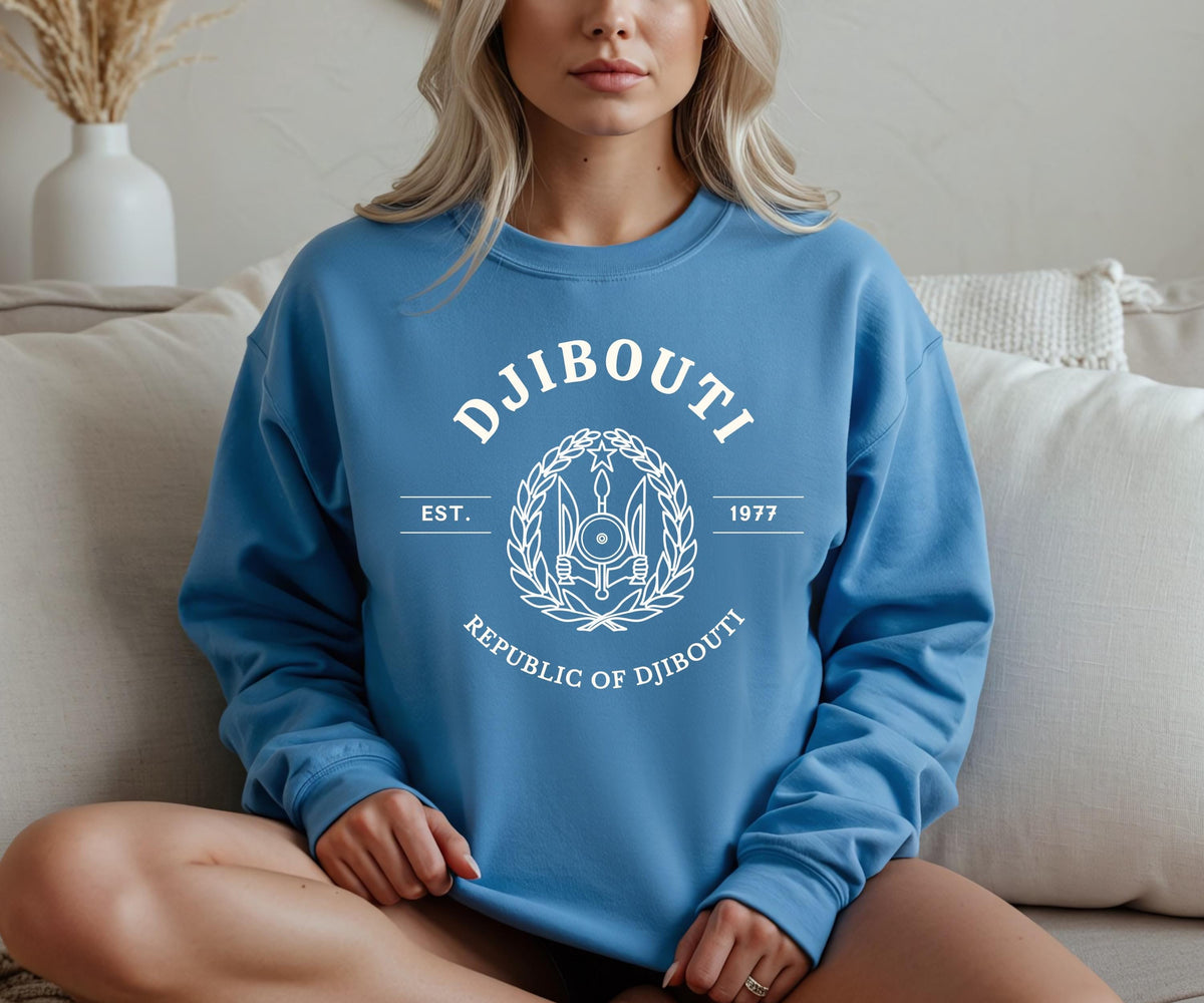 Djibouti Pride Crewneck Sweatshirt