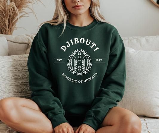 Djibouti Pride Crewneck Sweatshirt