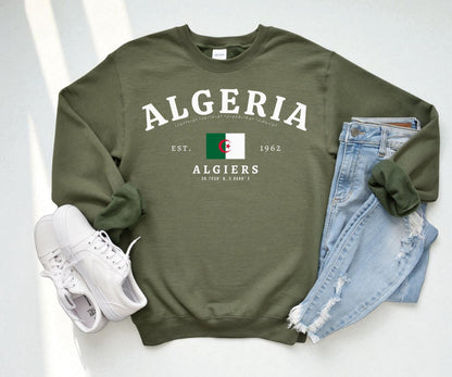 Algeria Crewneck Sweatshirt