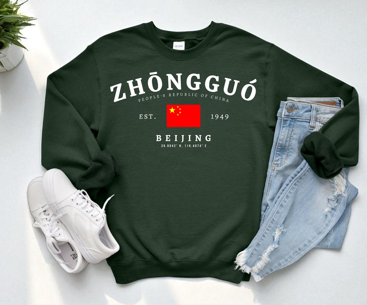 China Crewneck Sweatshirt