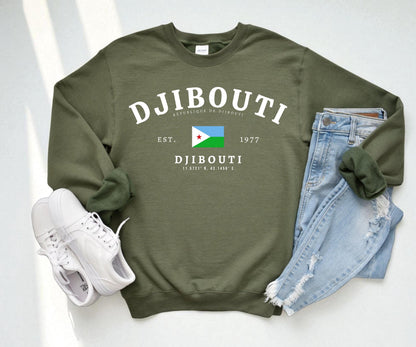 Djibouti Crewneck Sweatshirt