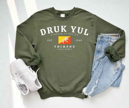 Bhutan Crewneck Sweatshirt