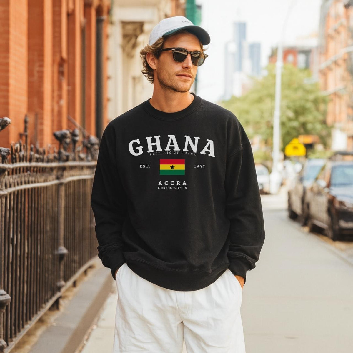Ghana Crewneck Sweatshirt