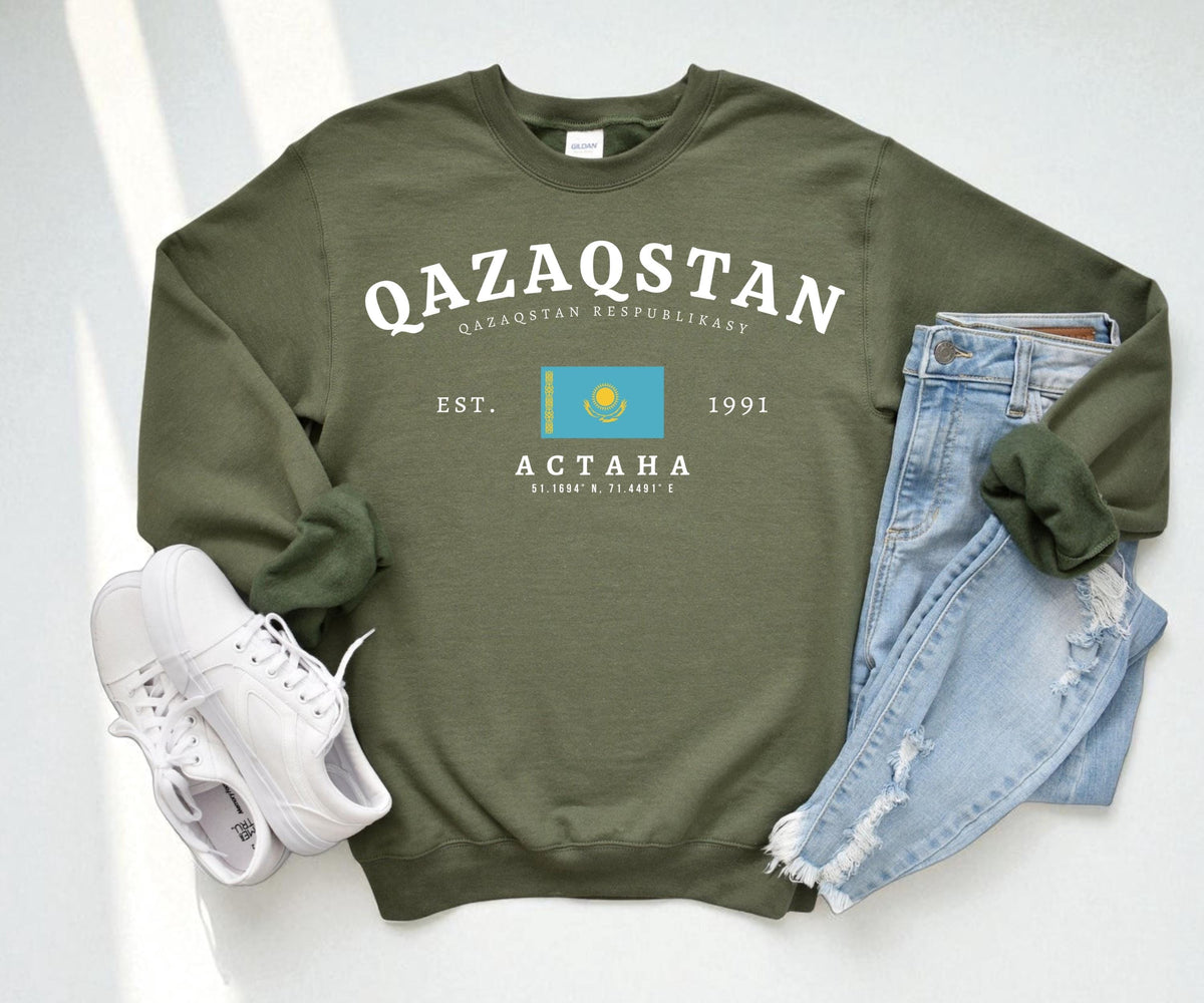 Kazakhstan Crewneck Sweatshirt