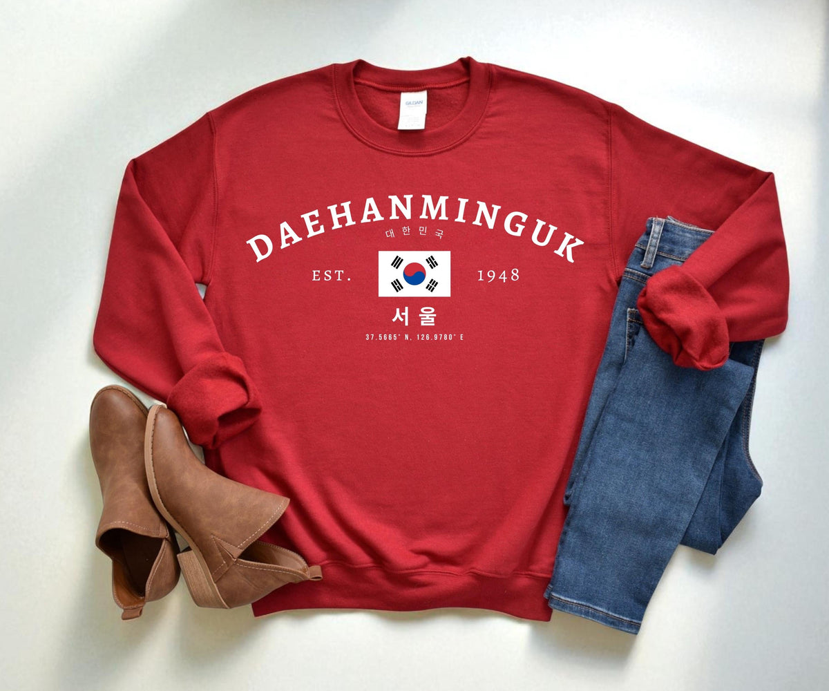 South Korea Crewneck Sweatshirt