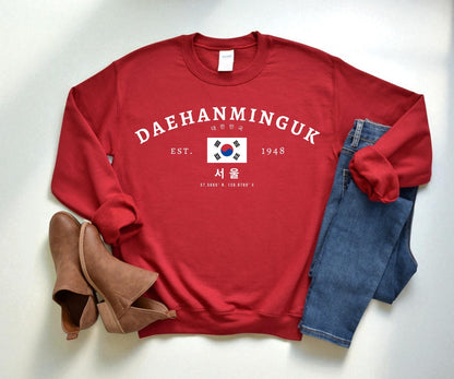 South Korea Crewneck Sweatshirt
