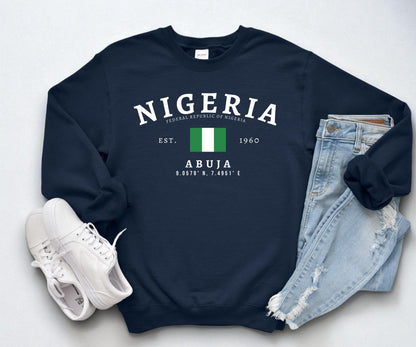 Nigeria Crewneck Sweatshirt