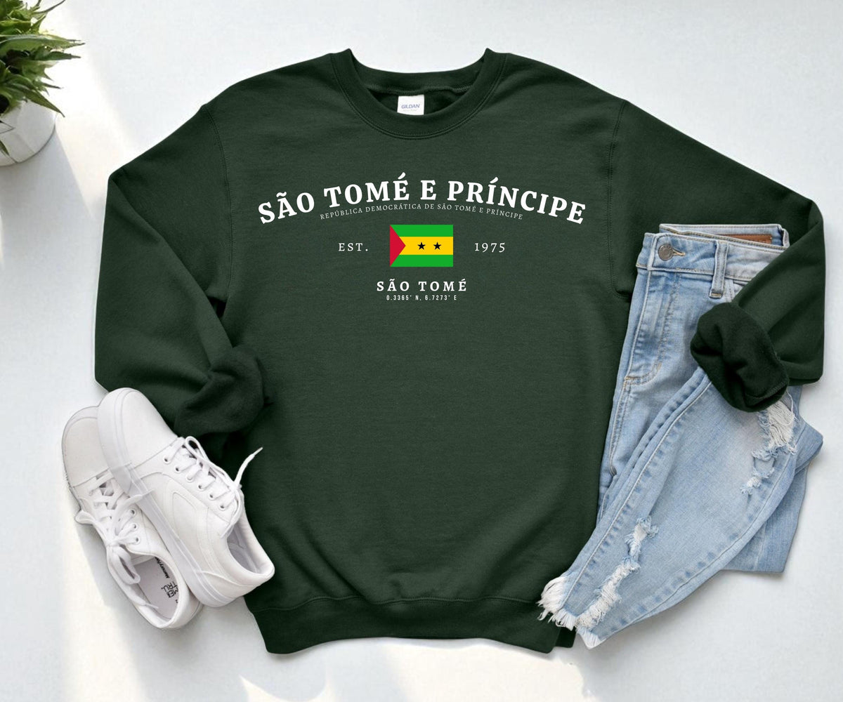 São Tomé and Príncipe Crewneck Sweatshirt