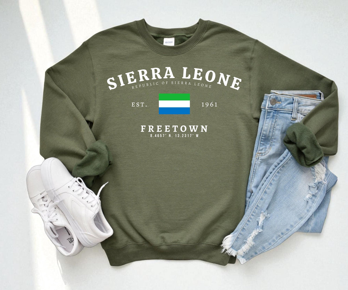 Sierra Leone Crewneck Sweatshirt