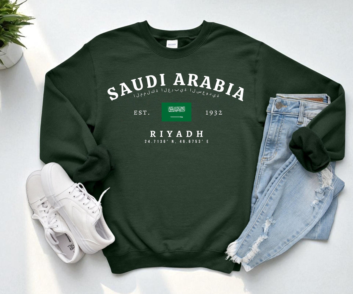 Saudi Arabia Crewneck Sweatshirt