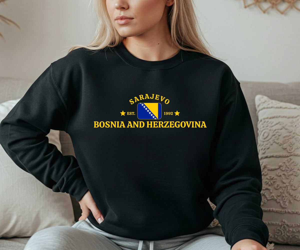 Bosnia and Herzegovina Crewneck Sweatshirt