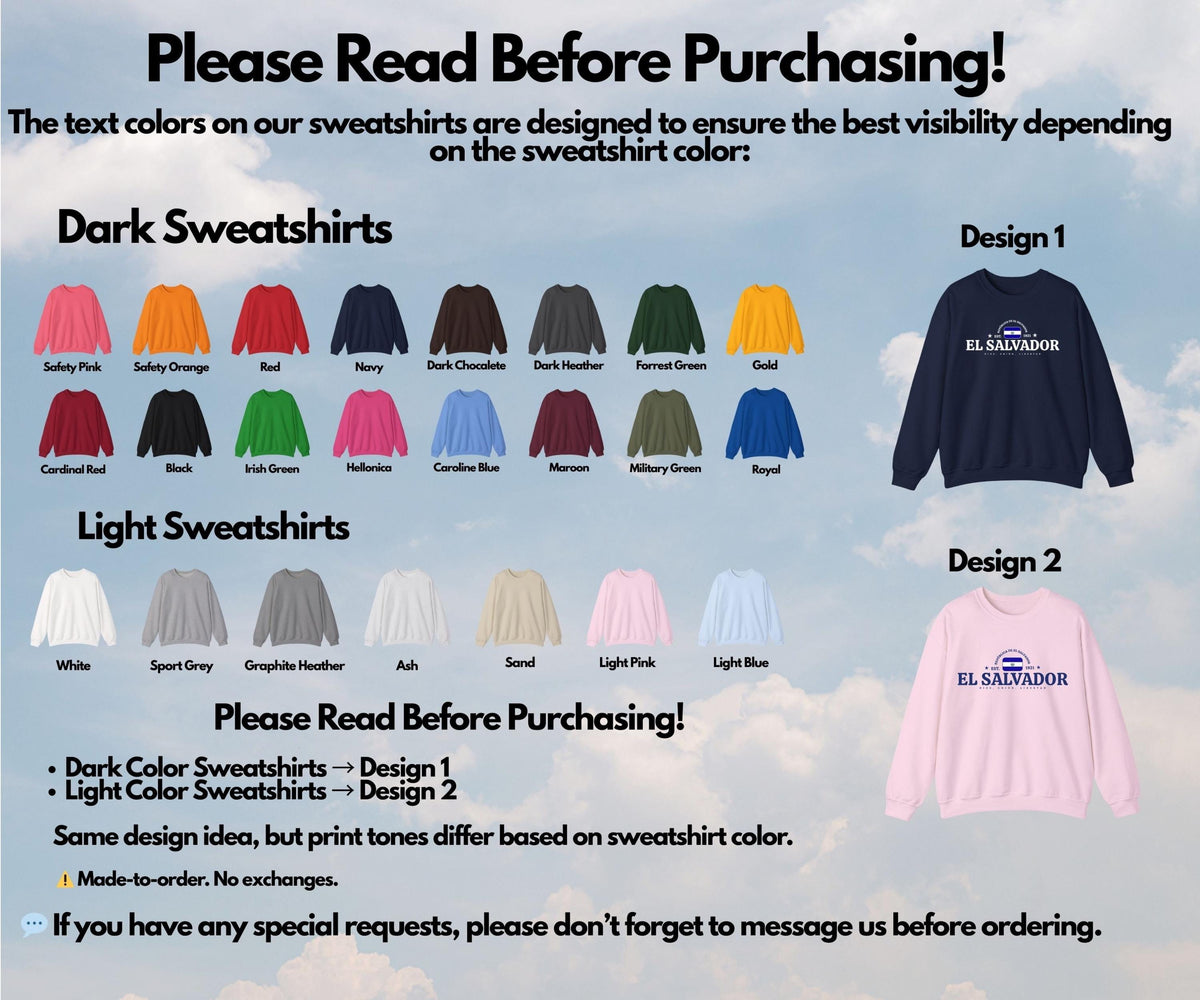 El Salvador Crewneck Sweatshirt