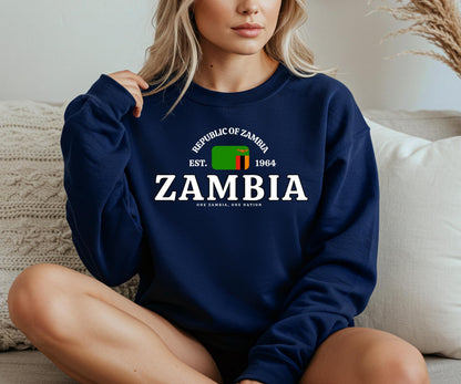 Zambia Crewneck Sweatshirt