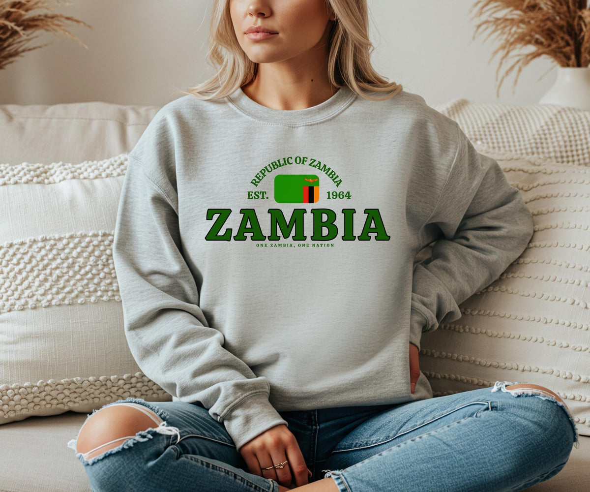 Zambia Crewneck Sweatshirt