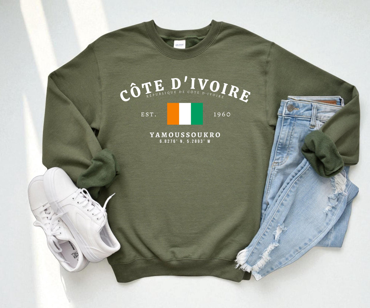 Ivory Coast Crewneck Sweatshirt