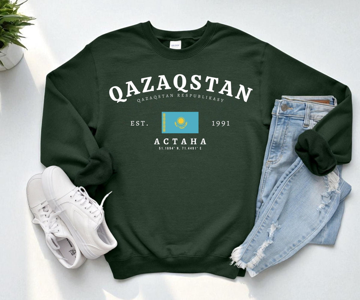 Kazakhstan Crewneck Sweatshirt