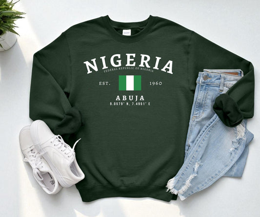 Nigeria Crewneck Sweatshirt