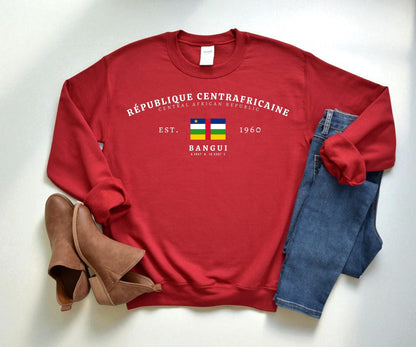 Central African Republic Crewneck Sweatshirt