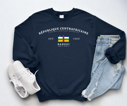 Central African Republic Crewneck Sweatshirt
