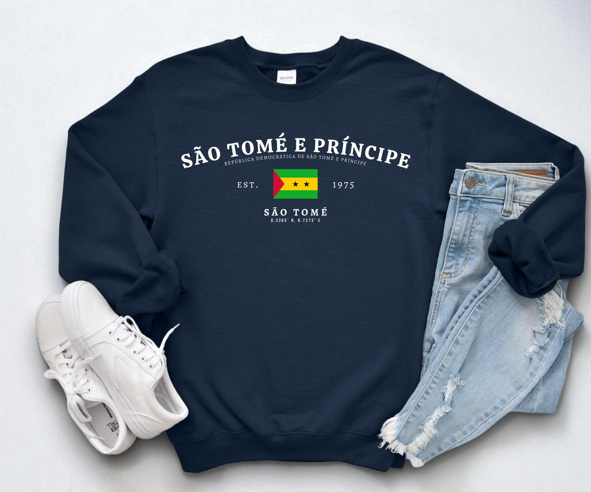 São Tomé and Príncipe Crewneck Sweatshirt