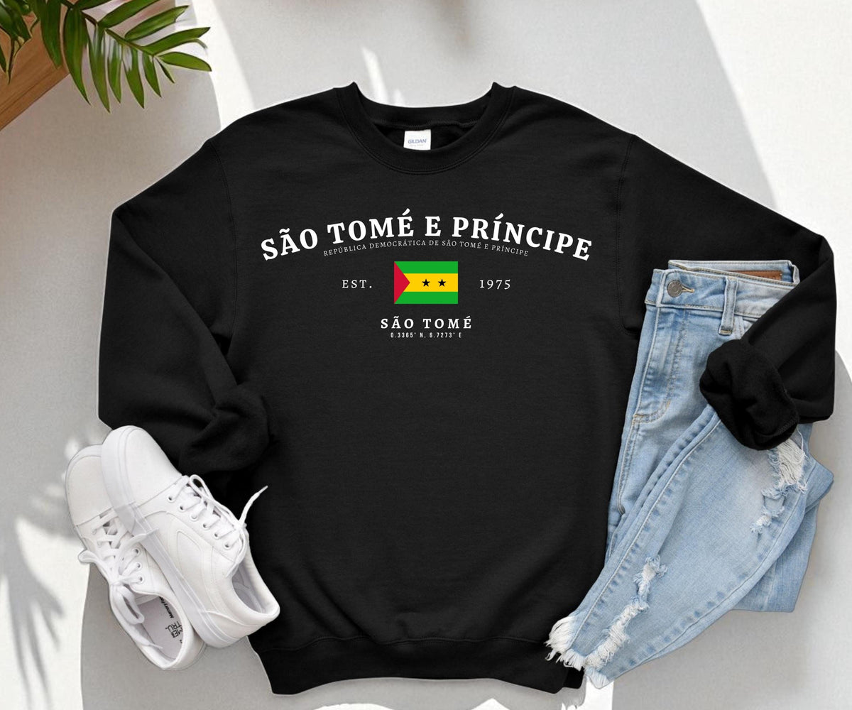 São Tomé and Príncipe Crewneck Sweatshirt