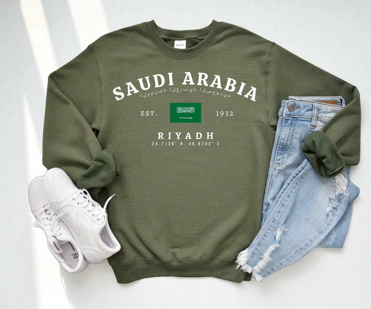 Saudi Arabia Crewneck Sweatshirt
