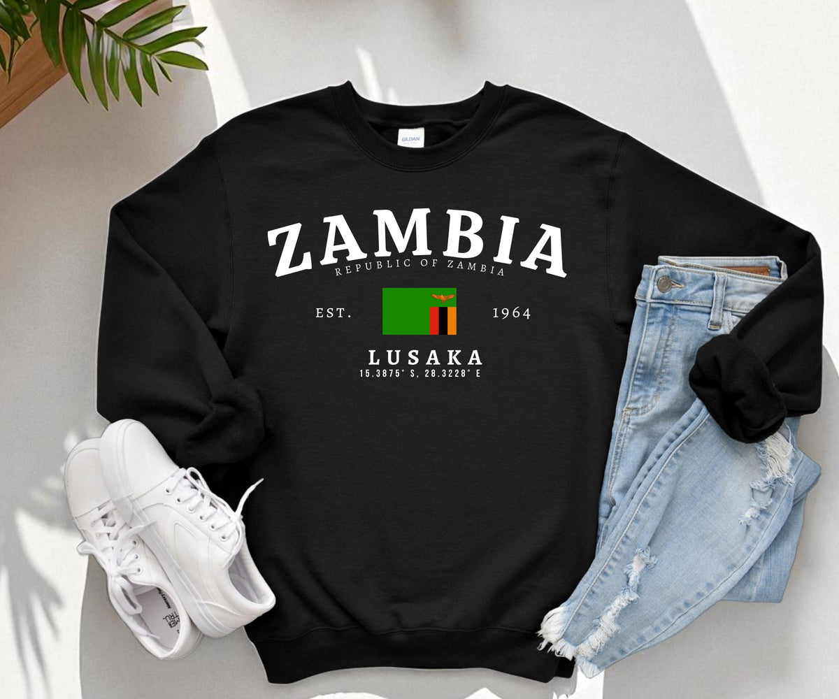 Zambia Crewneck Sweatshirt