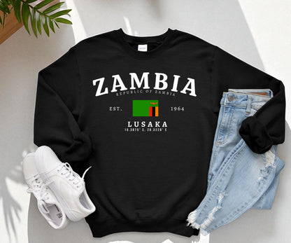 Zambia Crewneck Sweatshirt