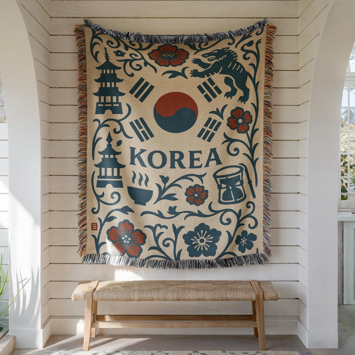 South Korea Woven Blanket