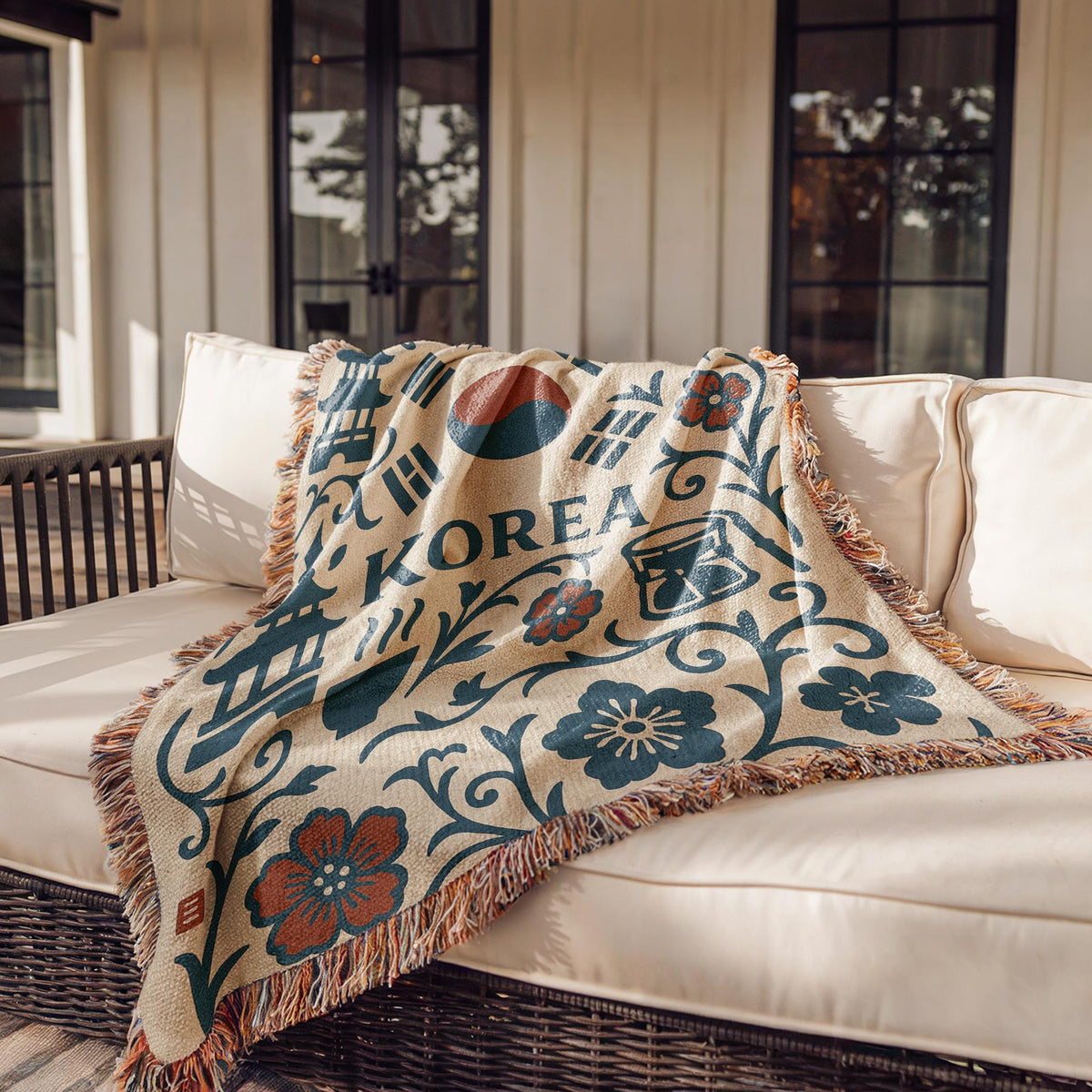 South Korea Woven Blanket