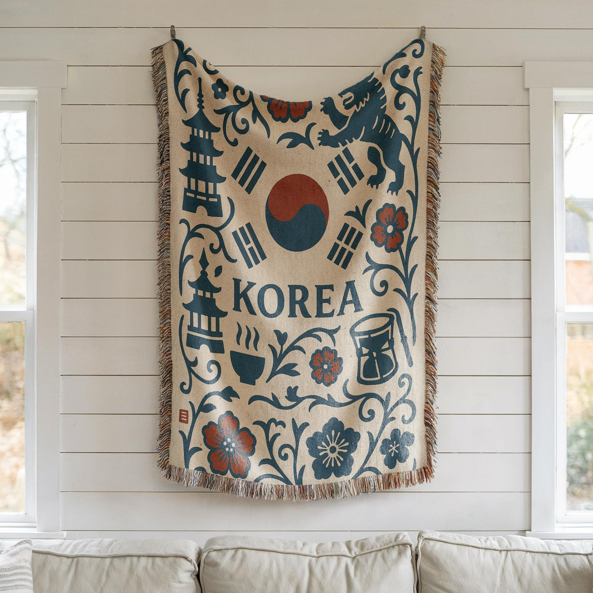 South Korea Woven Blanket