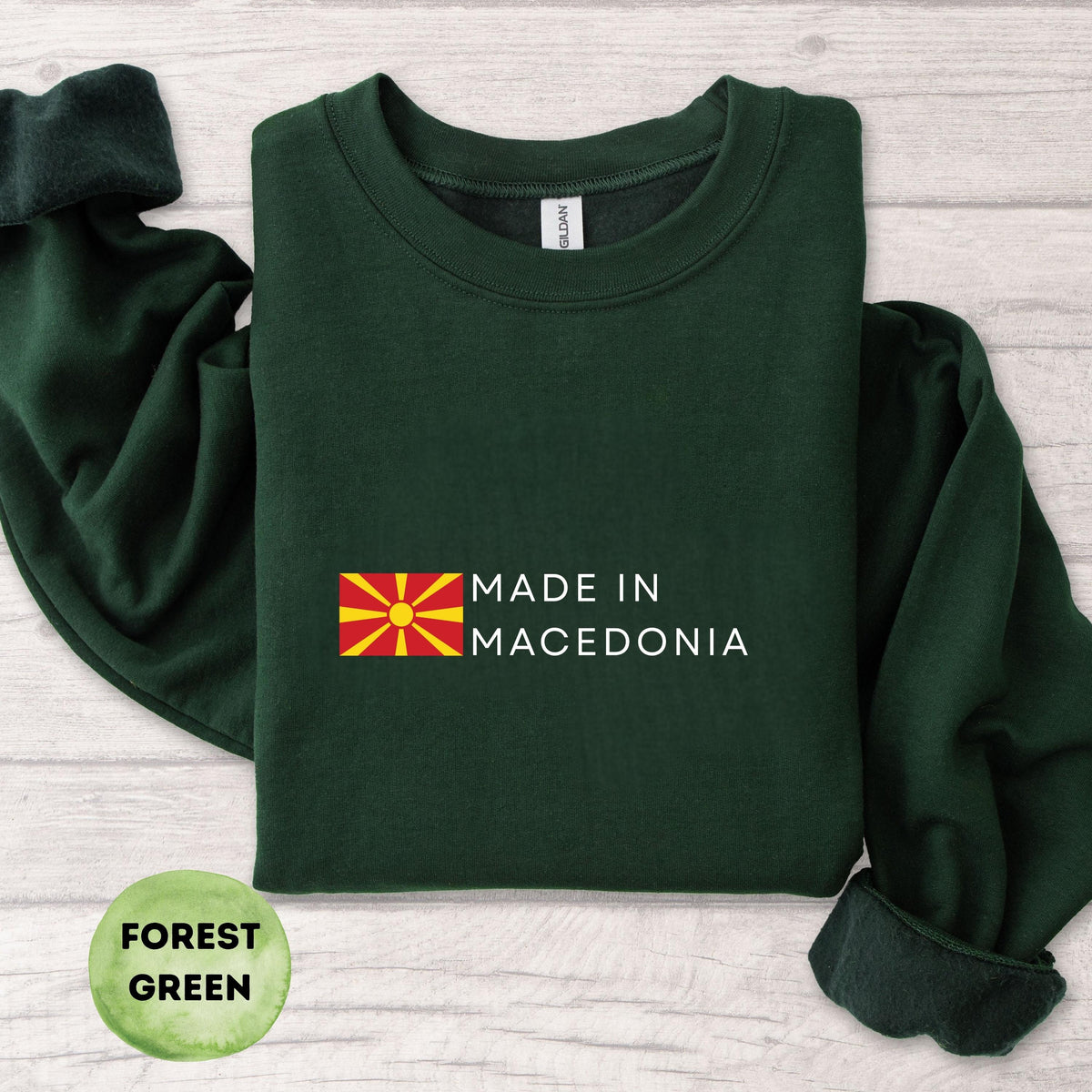 North Macedonia Crewneck Sweatshirt