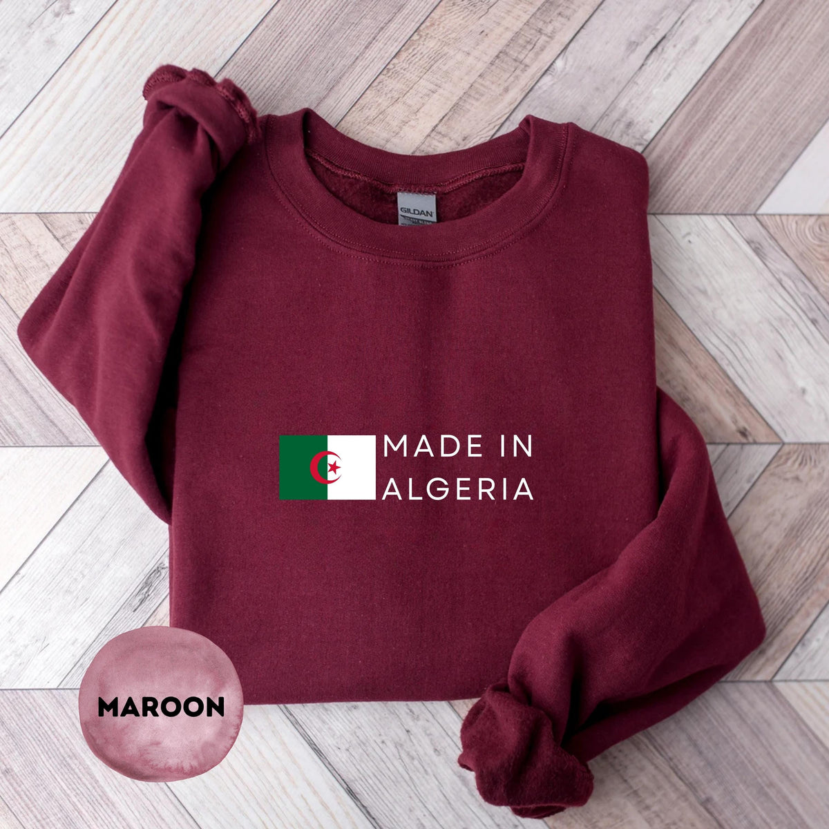 Algeria Crewneck Sweatshirt