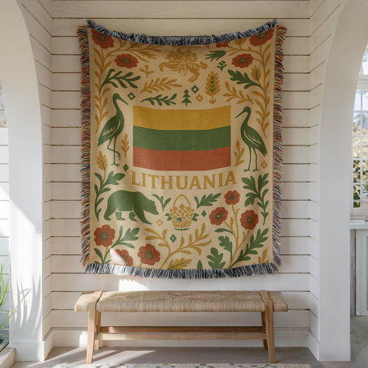 Lithuania Woven Blanket