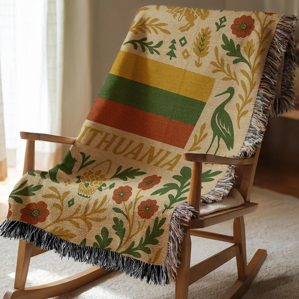 Lithuania Woven Blanket