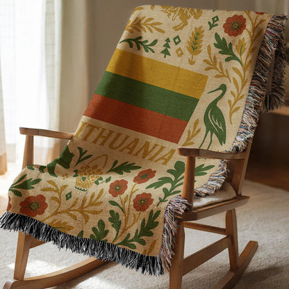 Lithuania Woven Blanket