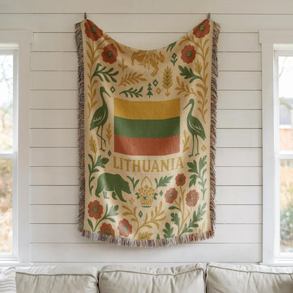 Lithuania Woven Blanket
