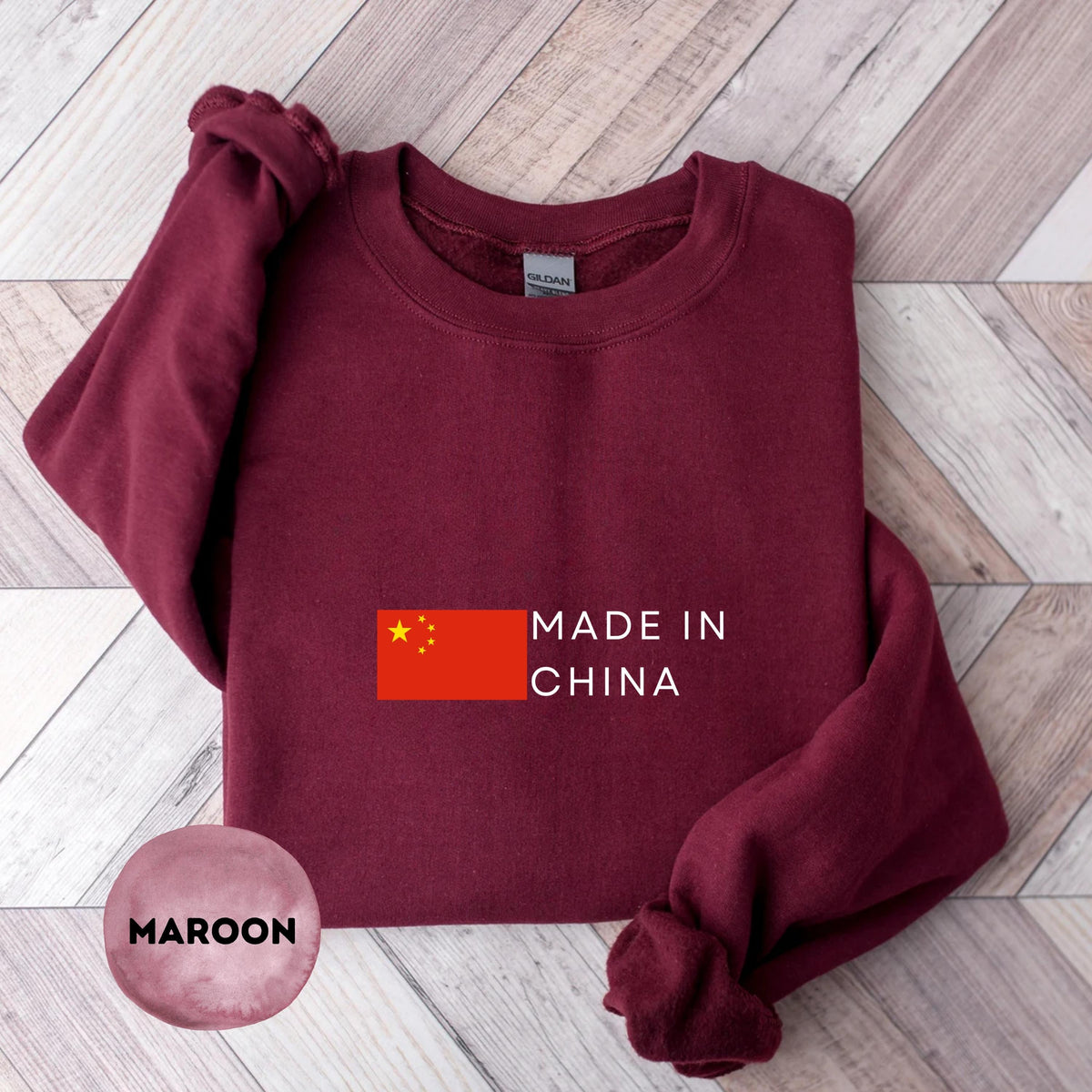 China Crewneck Sweatshirt