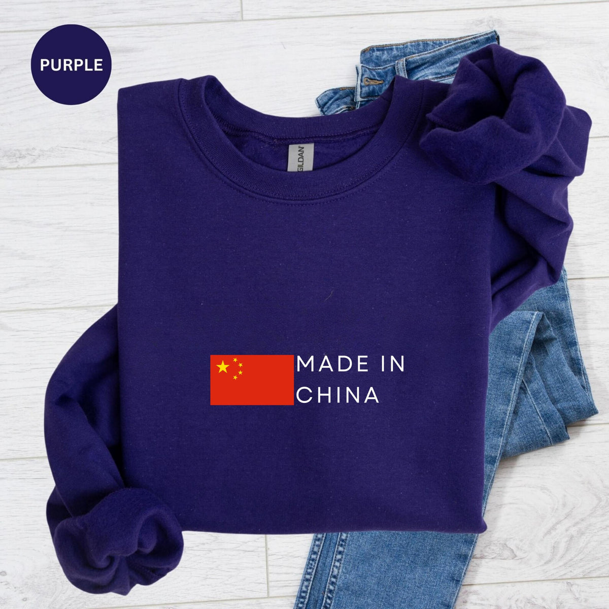 China Crewneck Sweatshirt