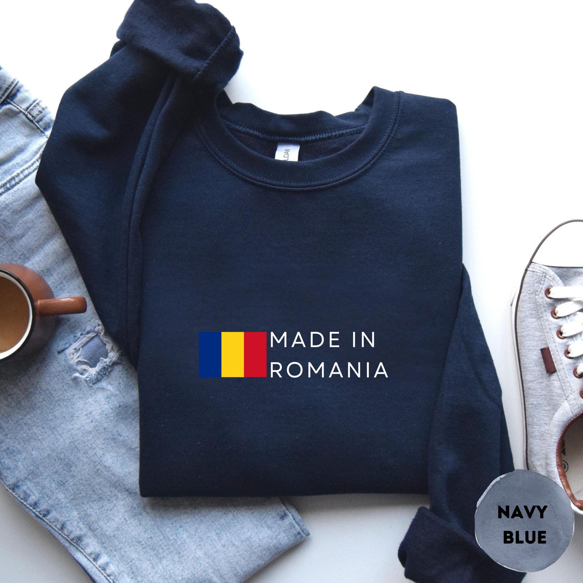 Romania Crewneck Sweatshirt